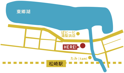 鳥取・湯梨浜のメキシコ料理店tiny kitchen smooth(タイニーキッチンスムース)の地図